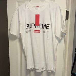 Supreme White Men's T-Shirt